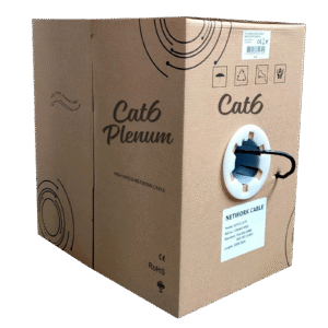 CAT6 Plenum ETL/UL Listed 23AWG Solid Bare Copper - Image 1